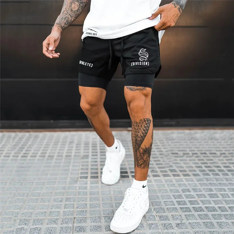 Double-deck men shorts