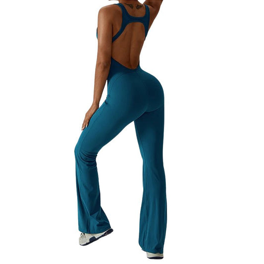 Flared-leg Jumpsuit