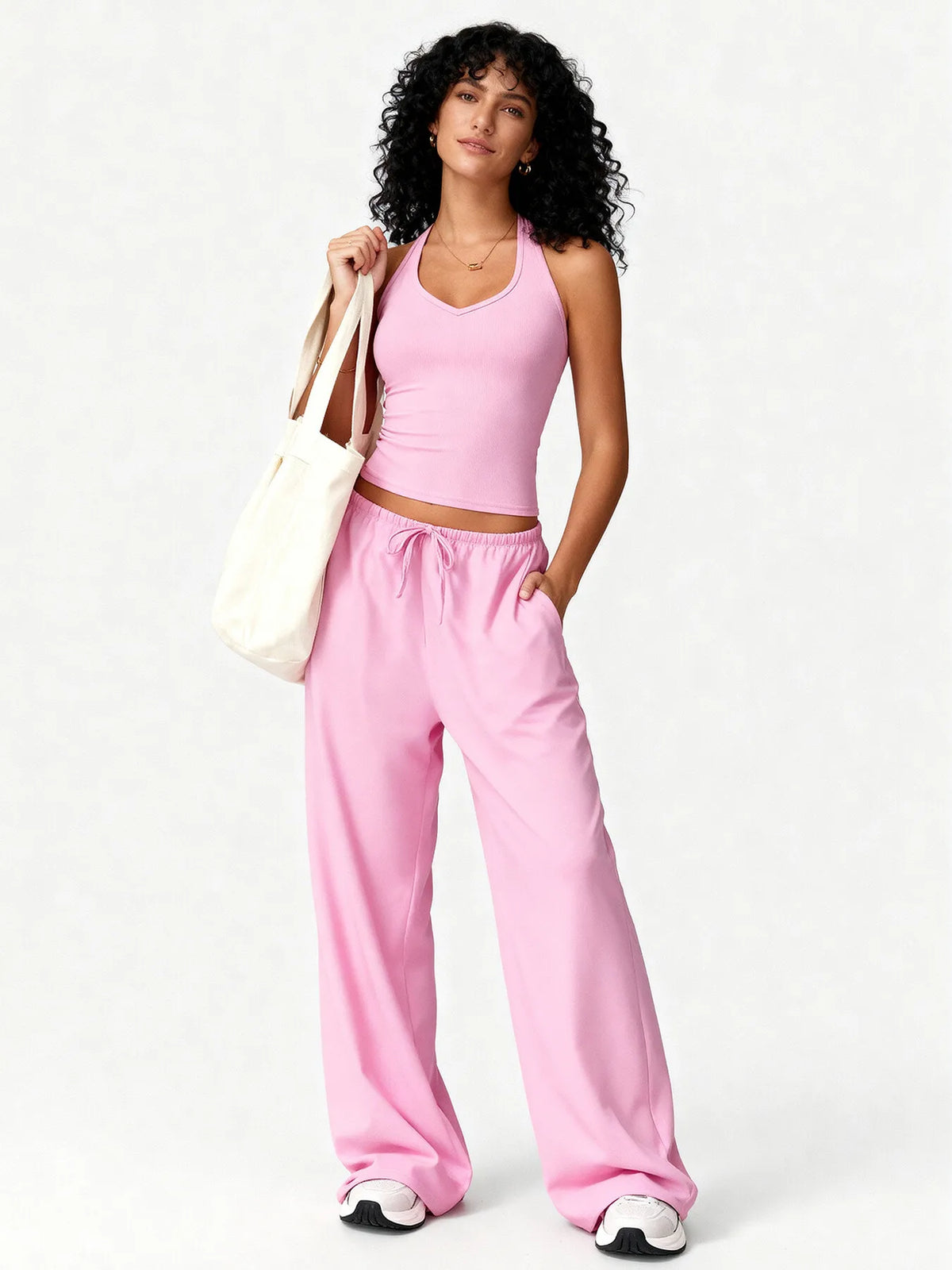Flared Pants Fitness Set