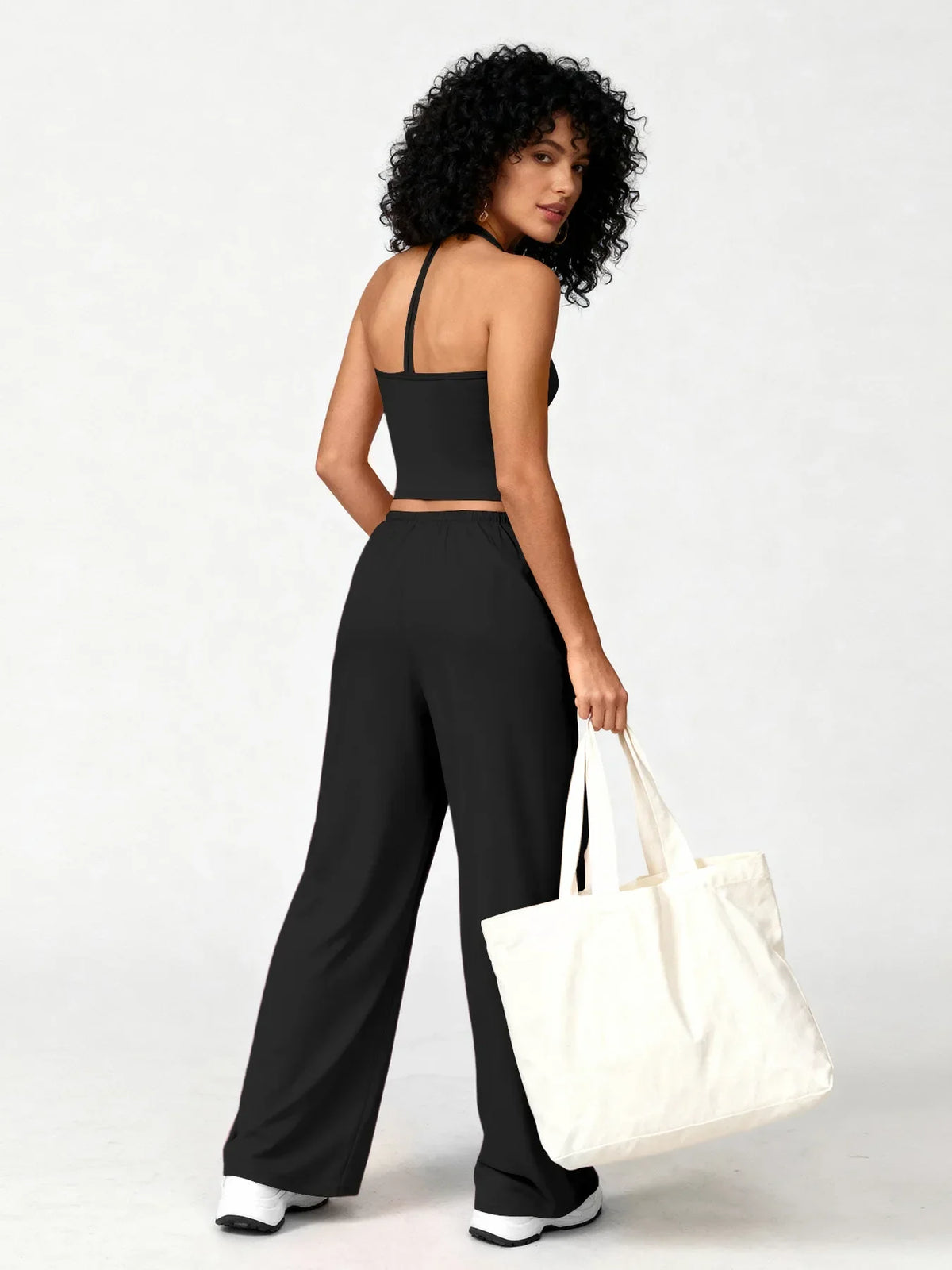 Flared Pants Fitness Set