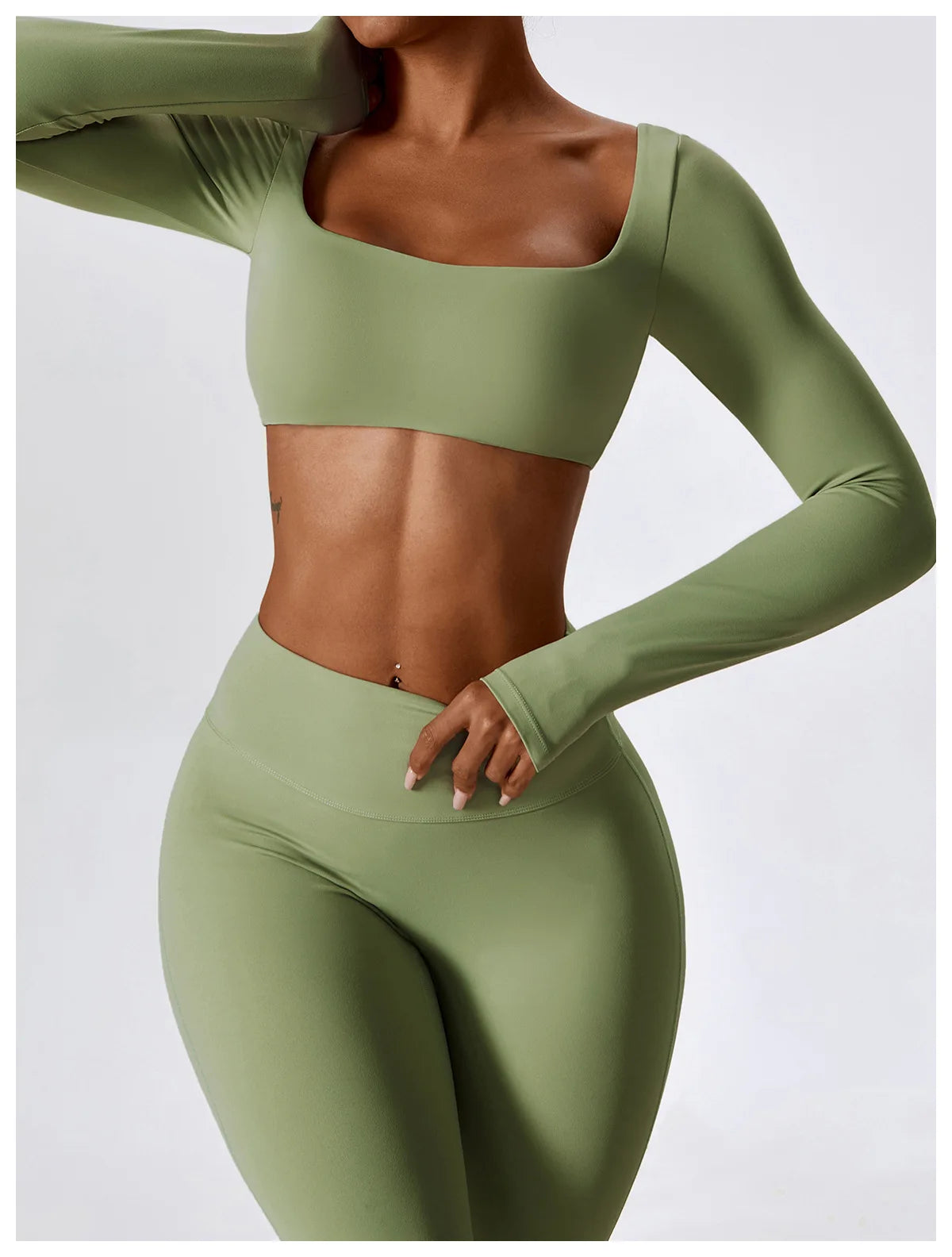 Long/None sleeve fitness set