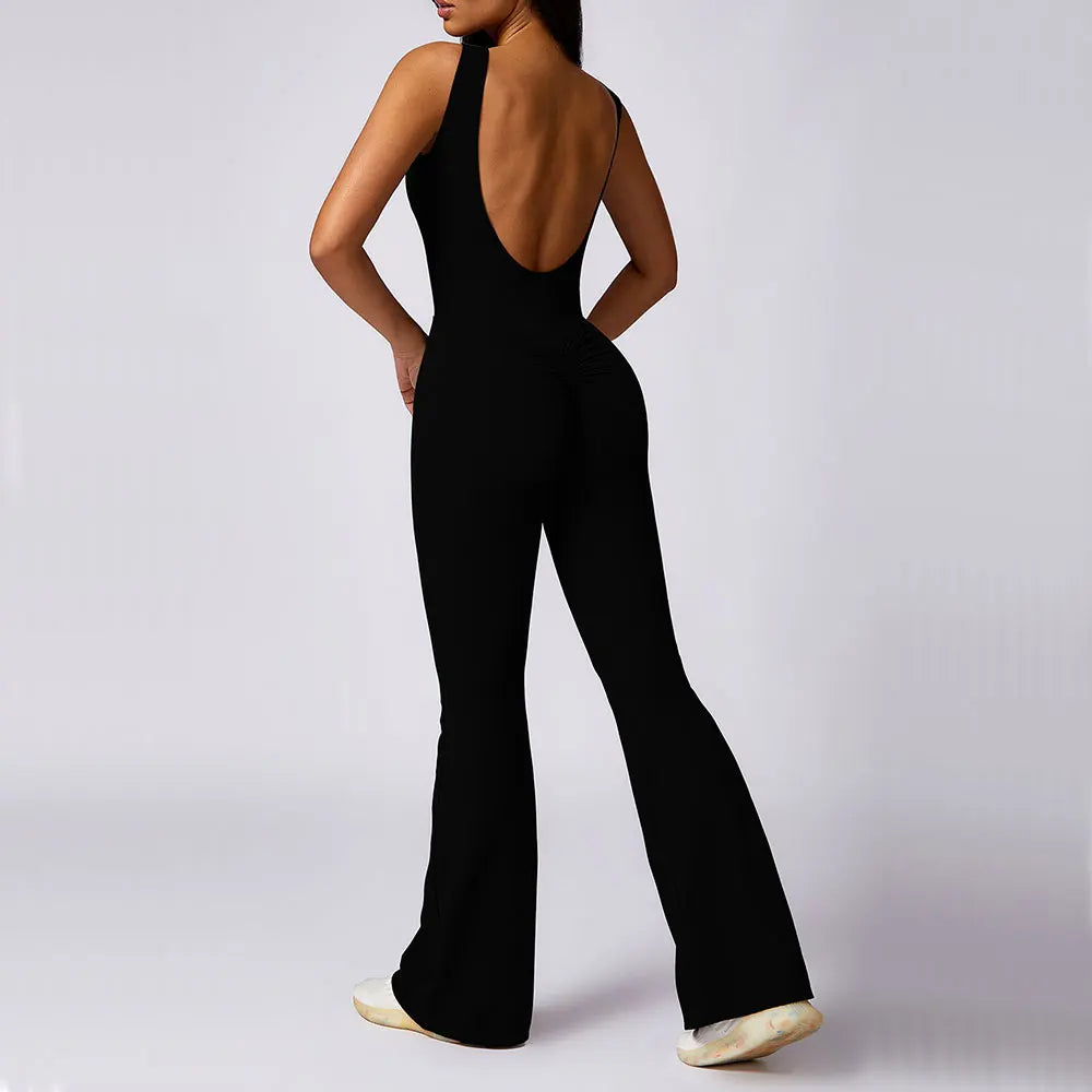Backless jumpsuit