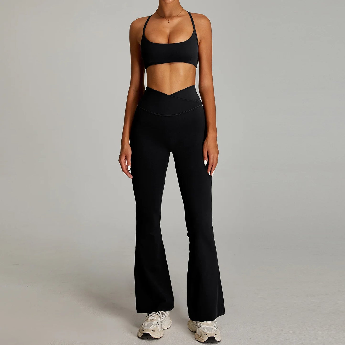 Open back Top/ Shorts Set