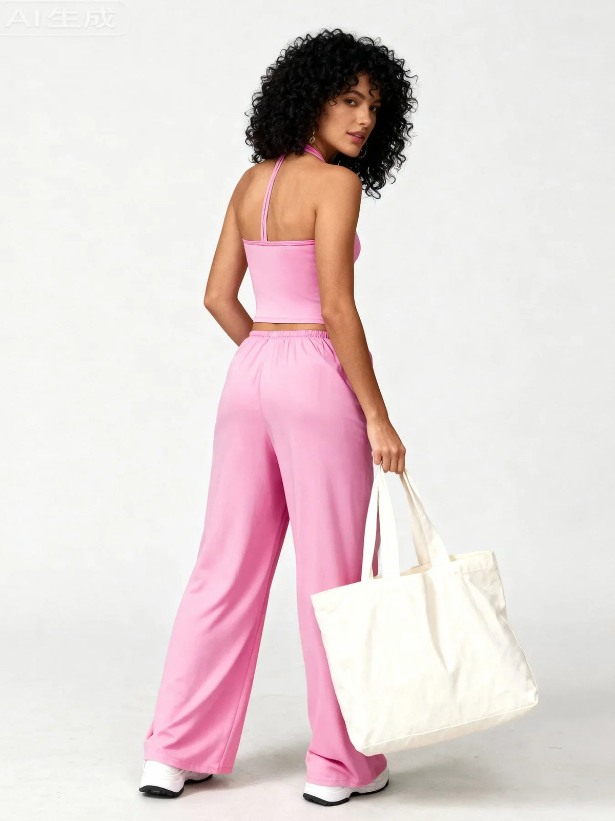 Flared Pants Fitness Set