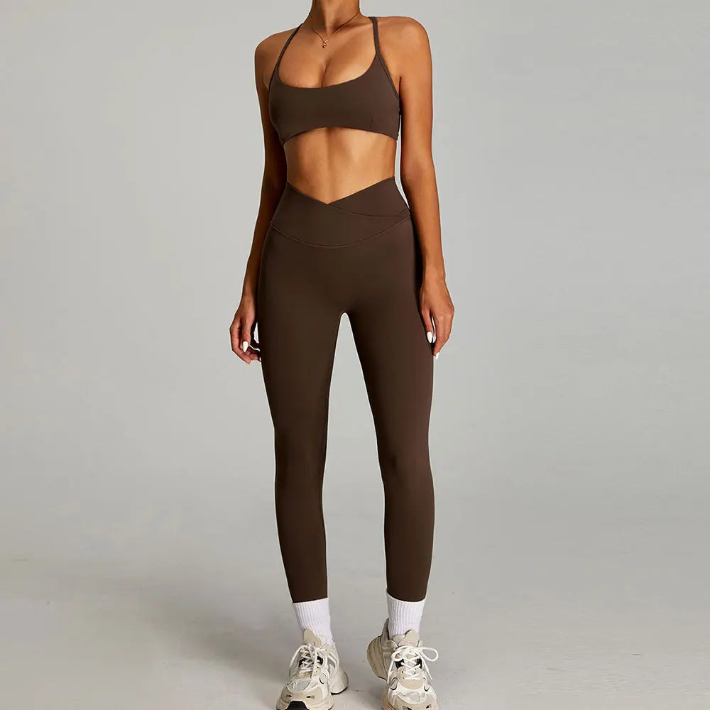 Open back Top/ Shorts Set