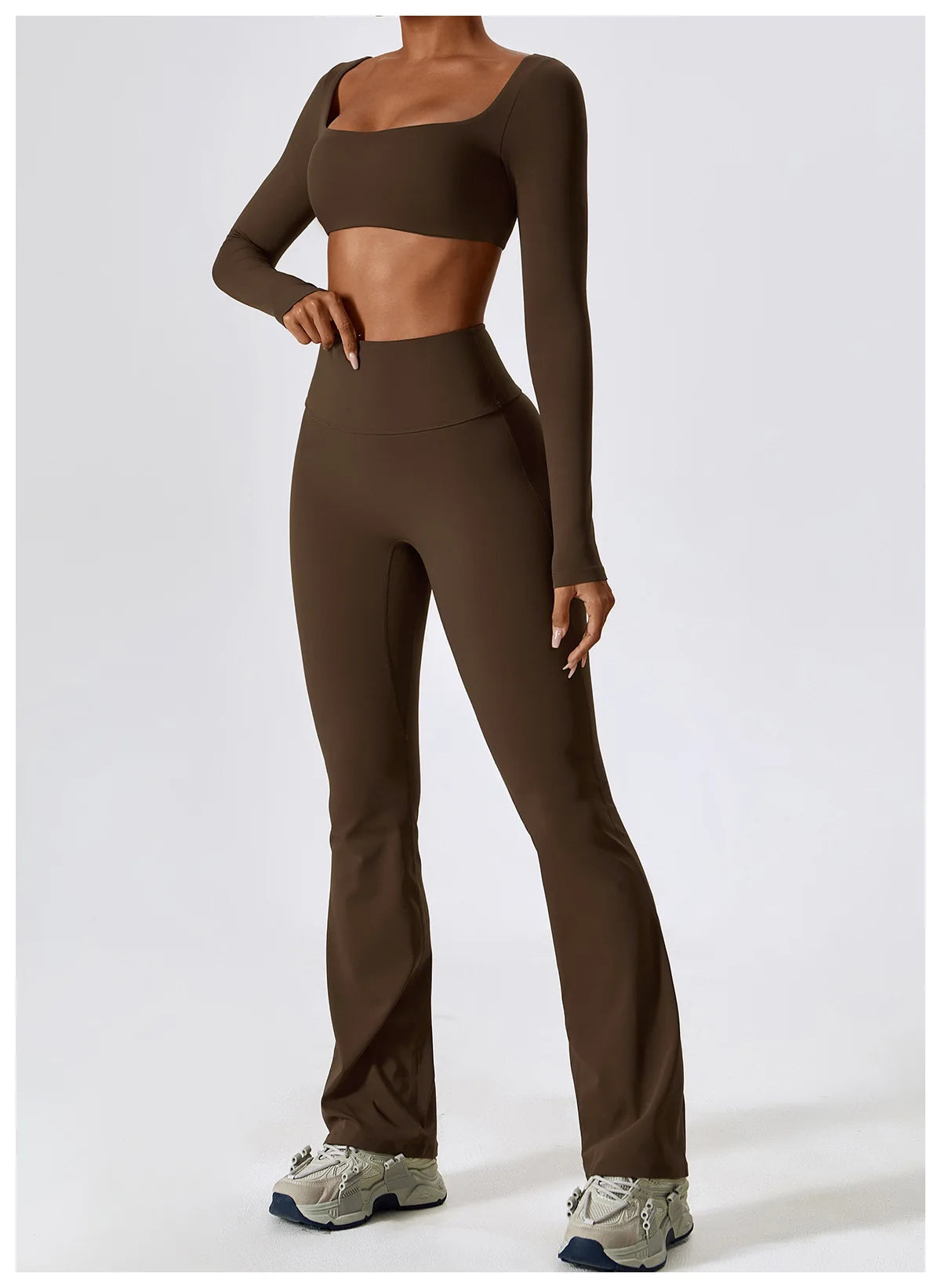 Long/None sleeve fitness set