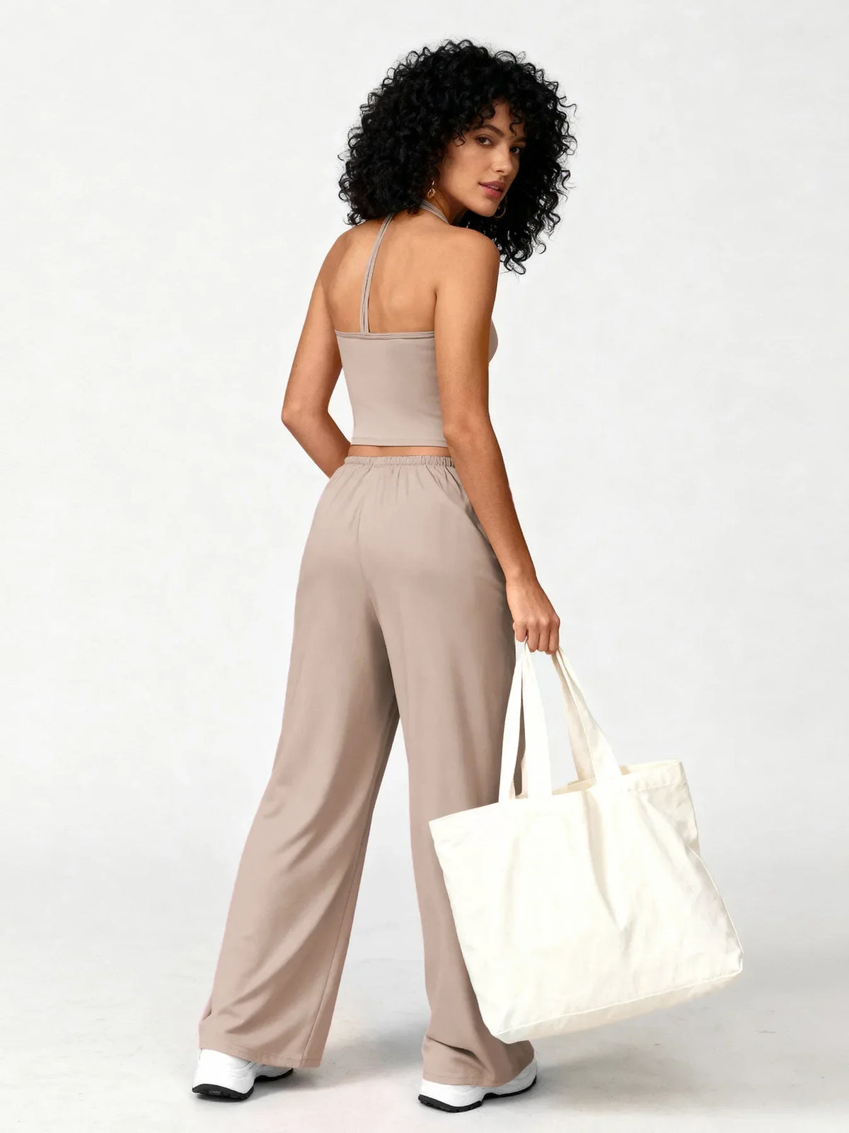 Flared Pants Fitness Set