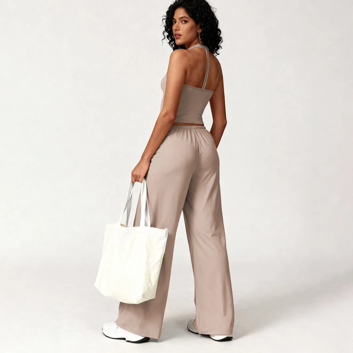 Flared Pants Fitness Set