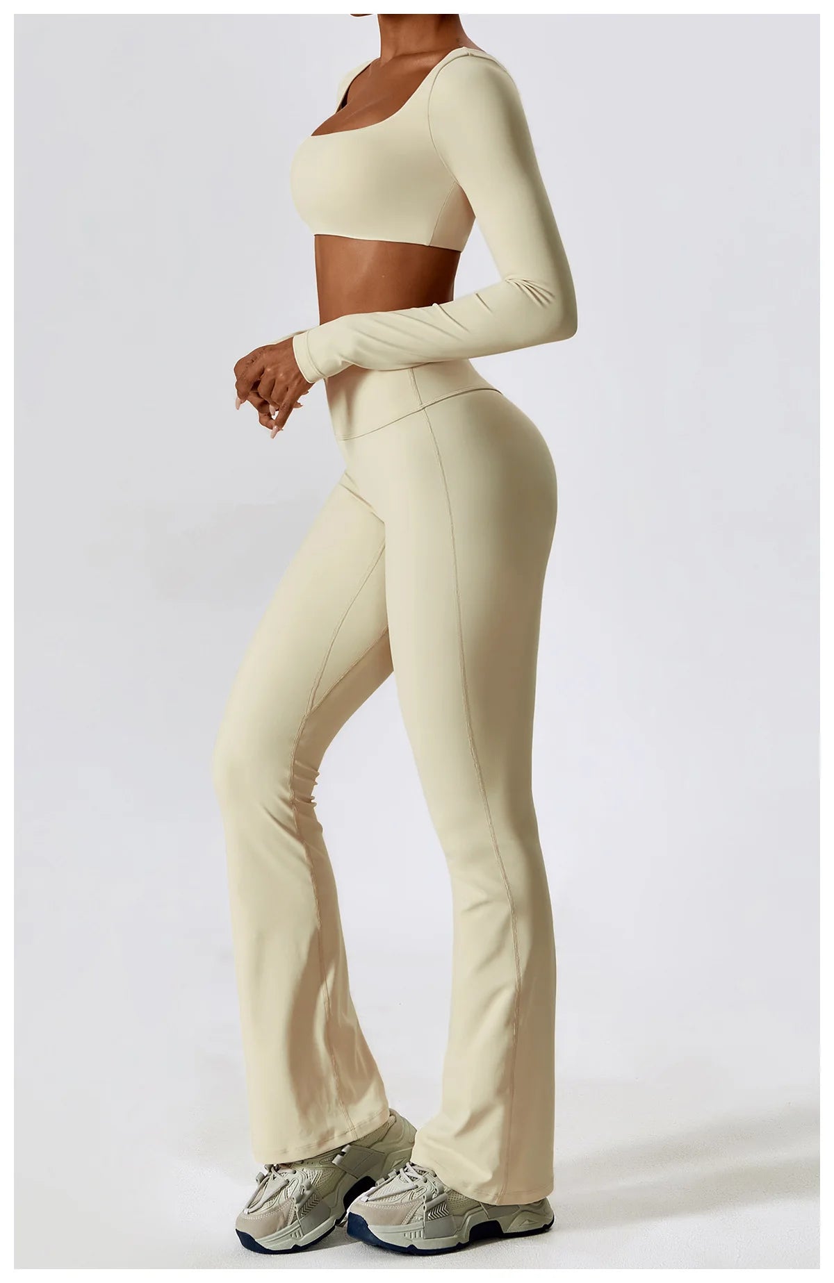 Long/None sleeve fitness set