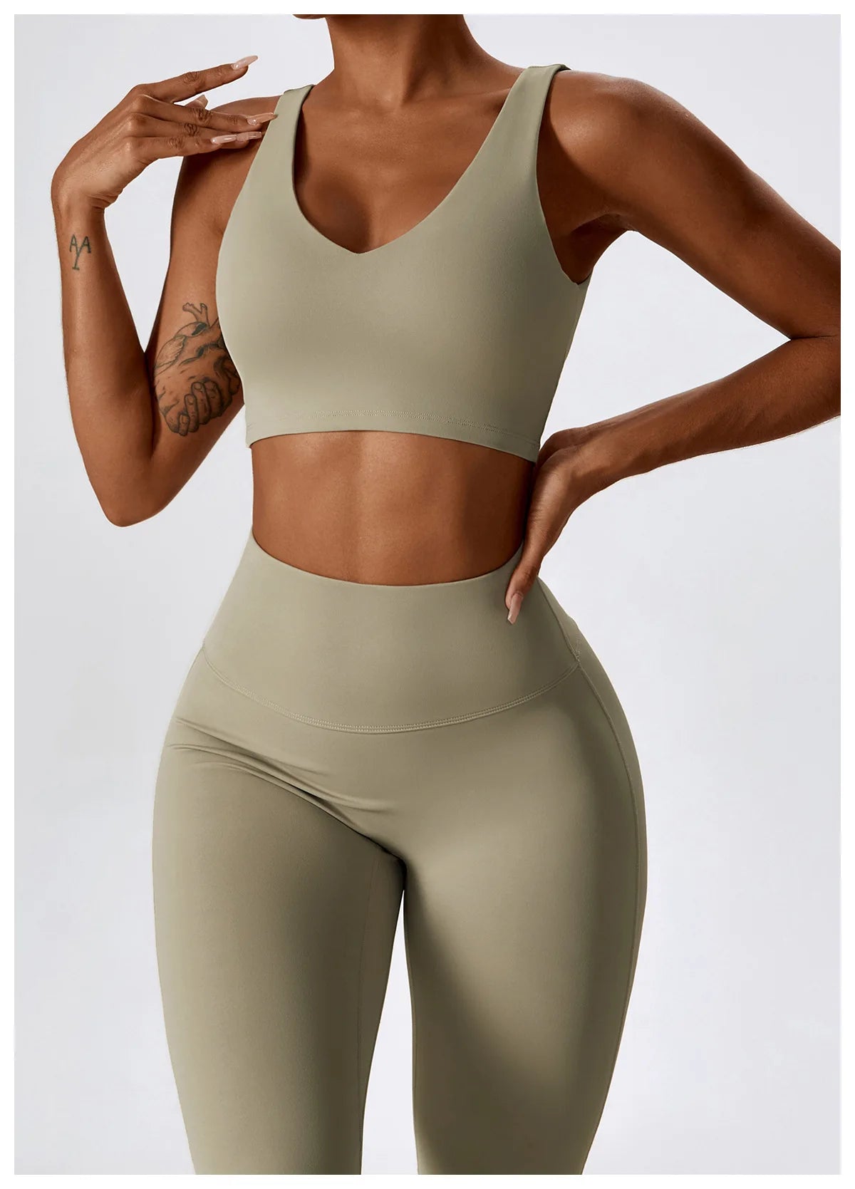Long/None sleeve fitness set