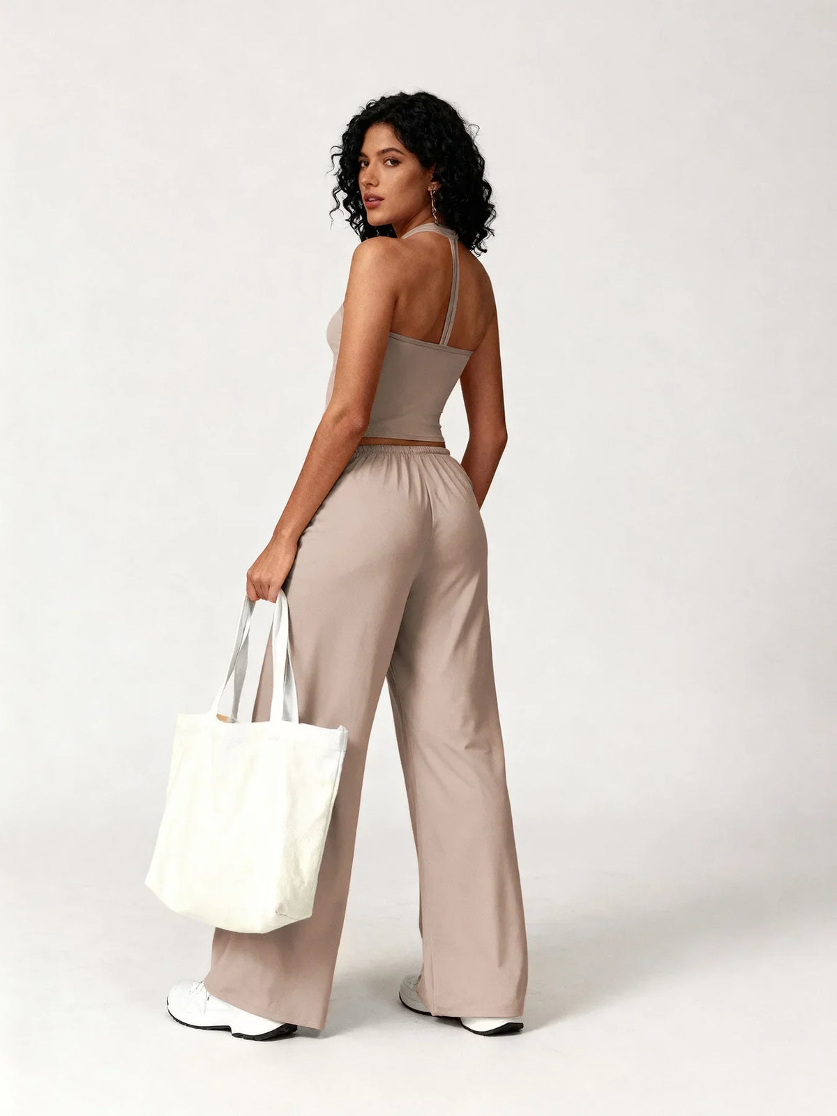 Flared Pants Fitness Set