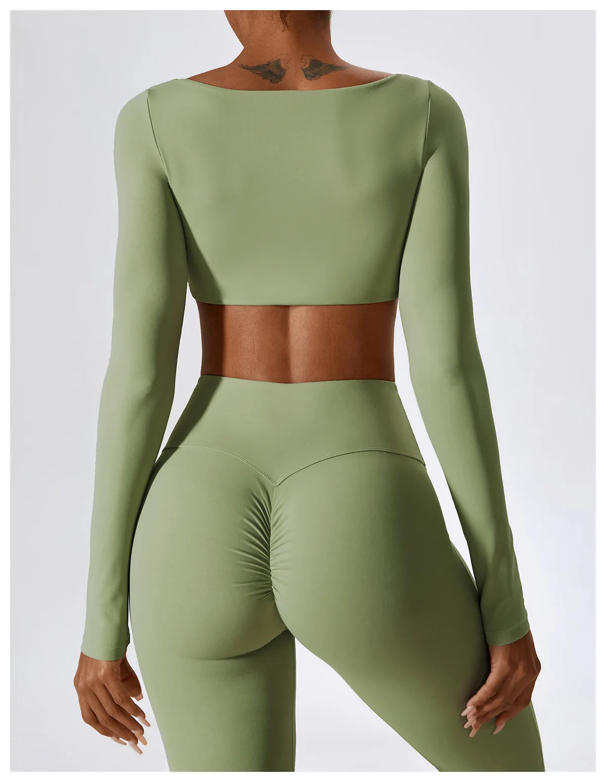 Long/None sleeve fitness set