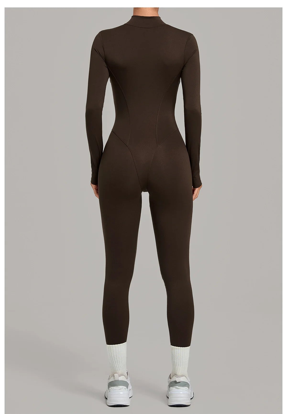Zipper Fitness Jumpsuit