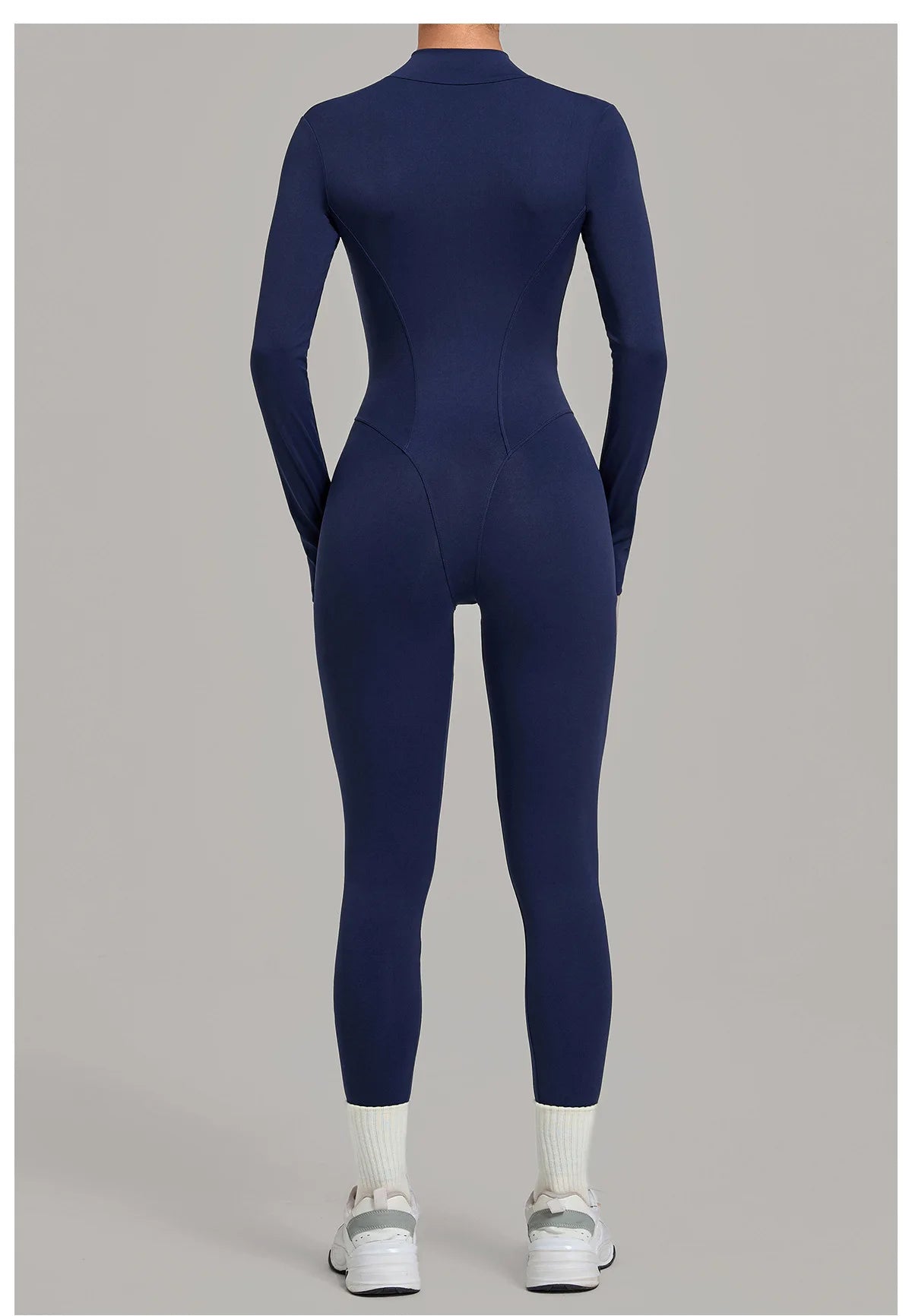 Zipper Fitness Jumpsuit