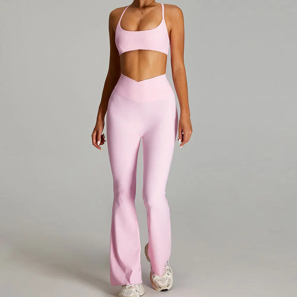 Open back Top/ Shorts Set