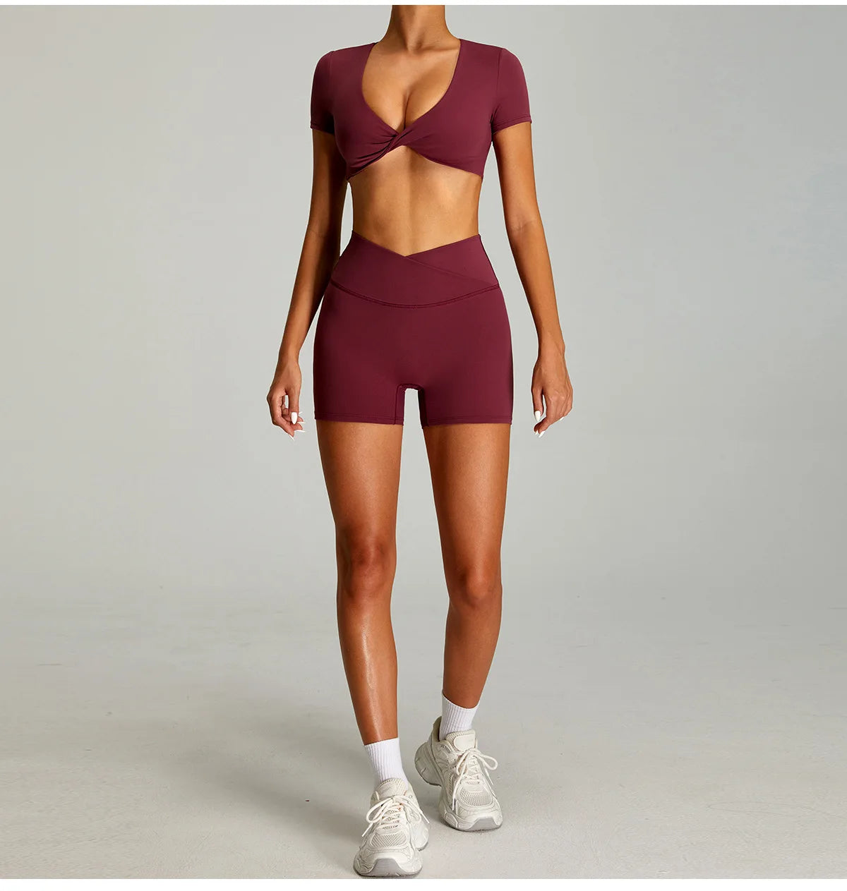 Open back Top/ Shorts Set