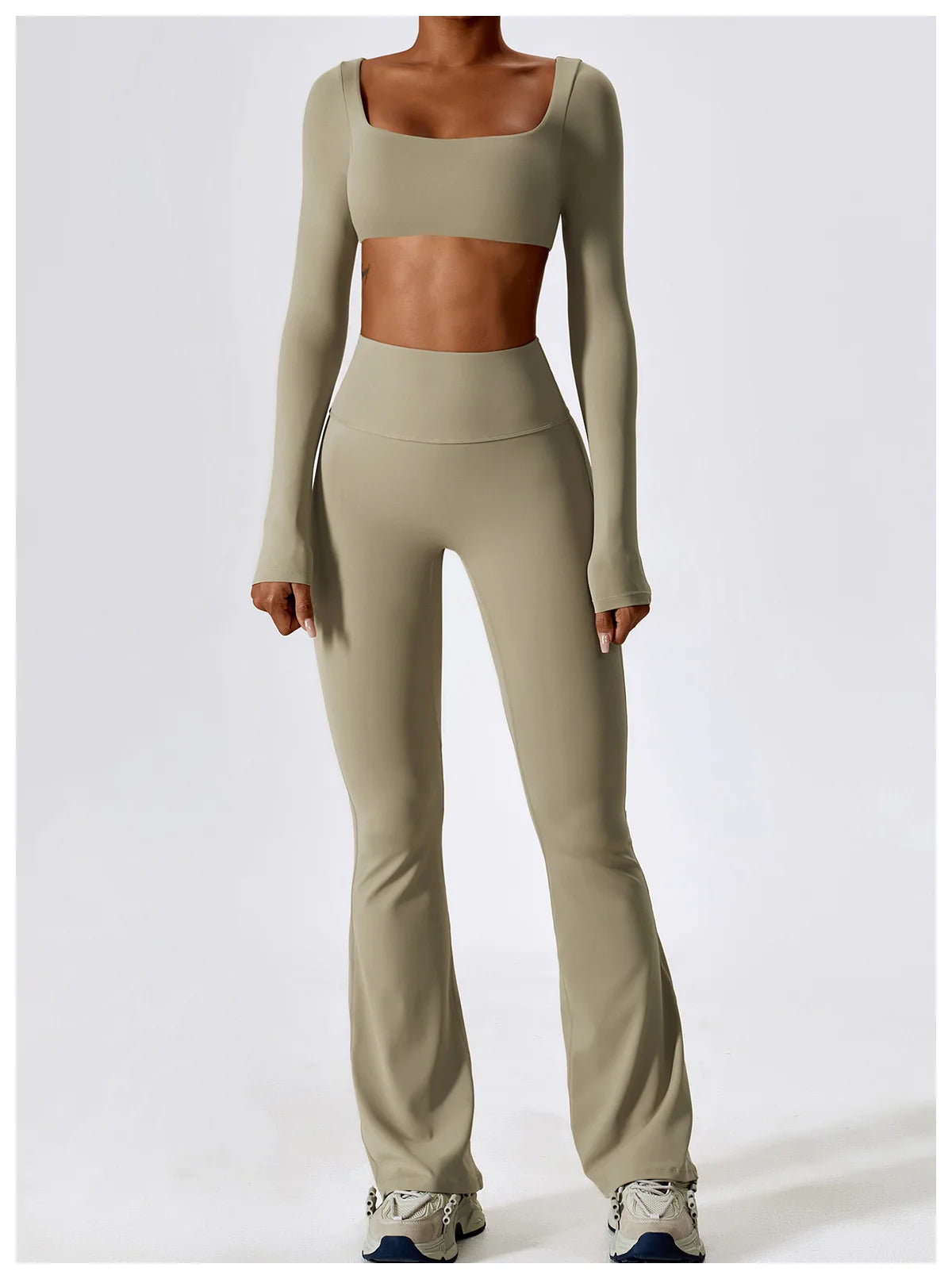 Long/None sleeve fitness set