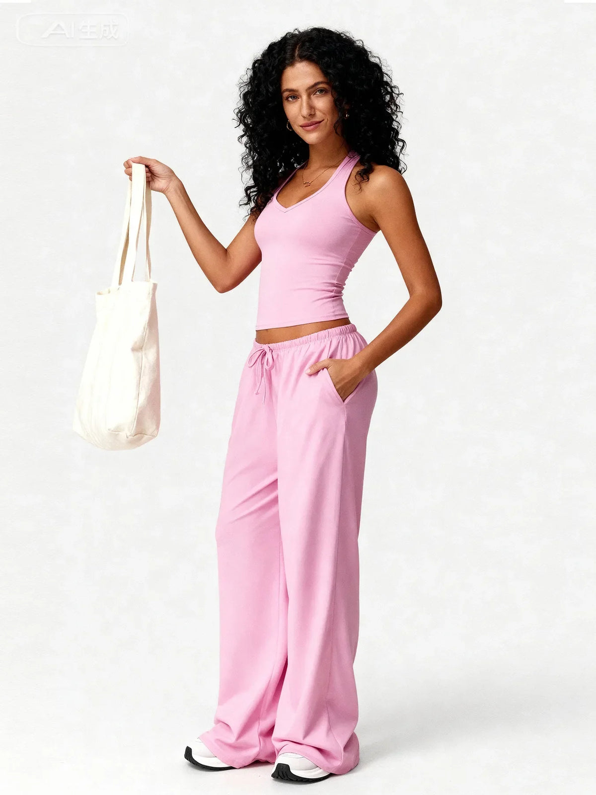 Flared Pants Fitness Set