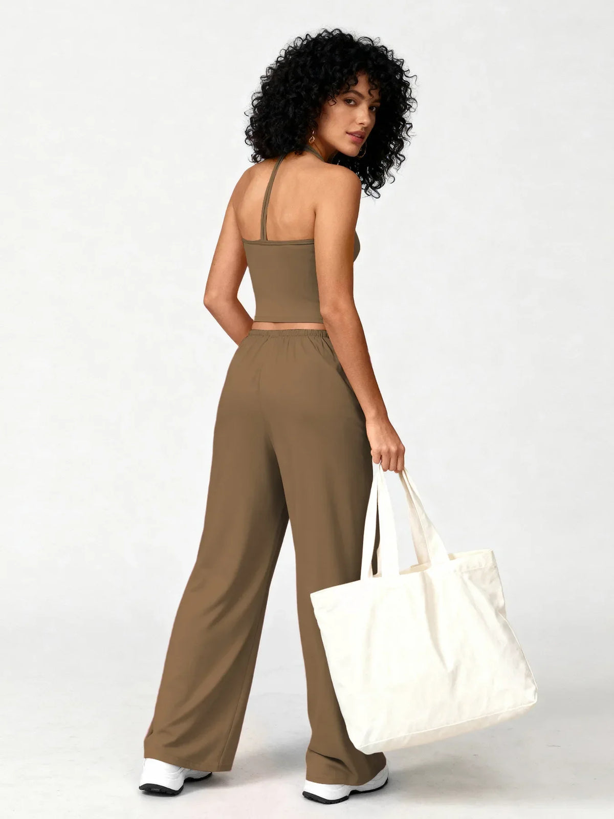 Flared Pants Fitness Set