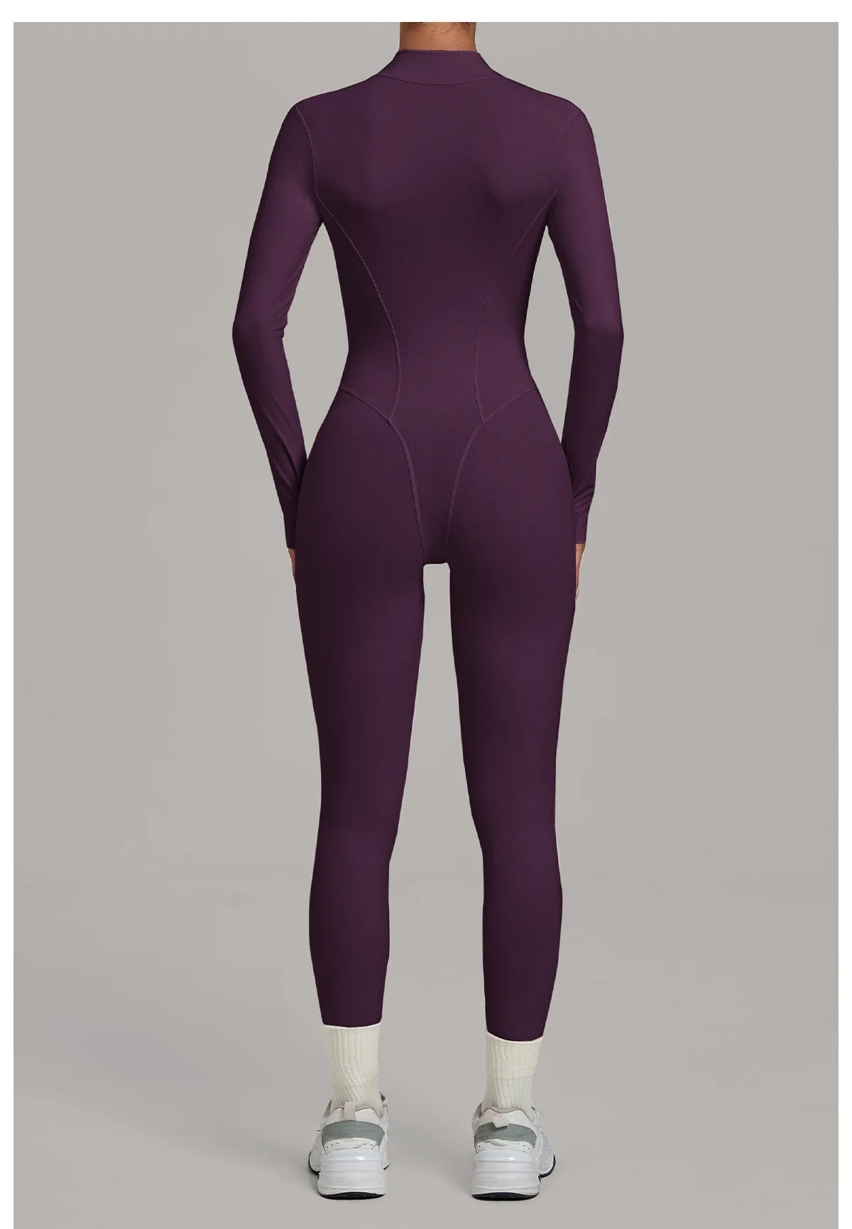 Zipper Fitness Jumpsuit