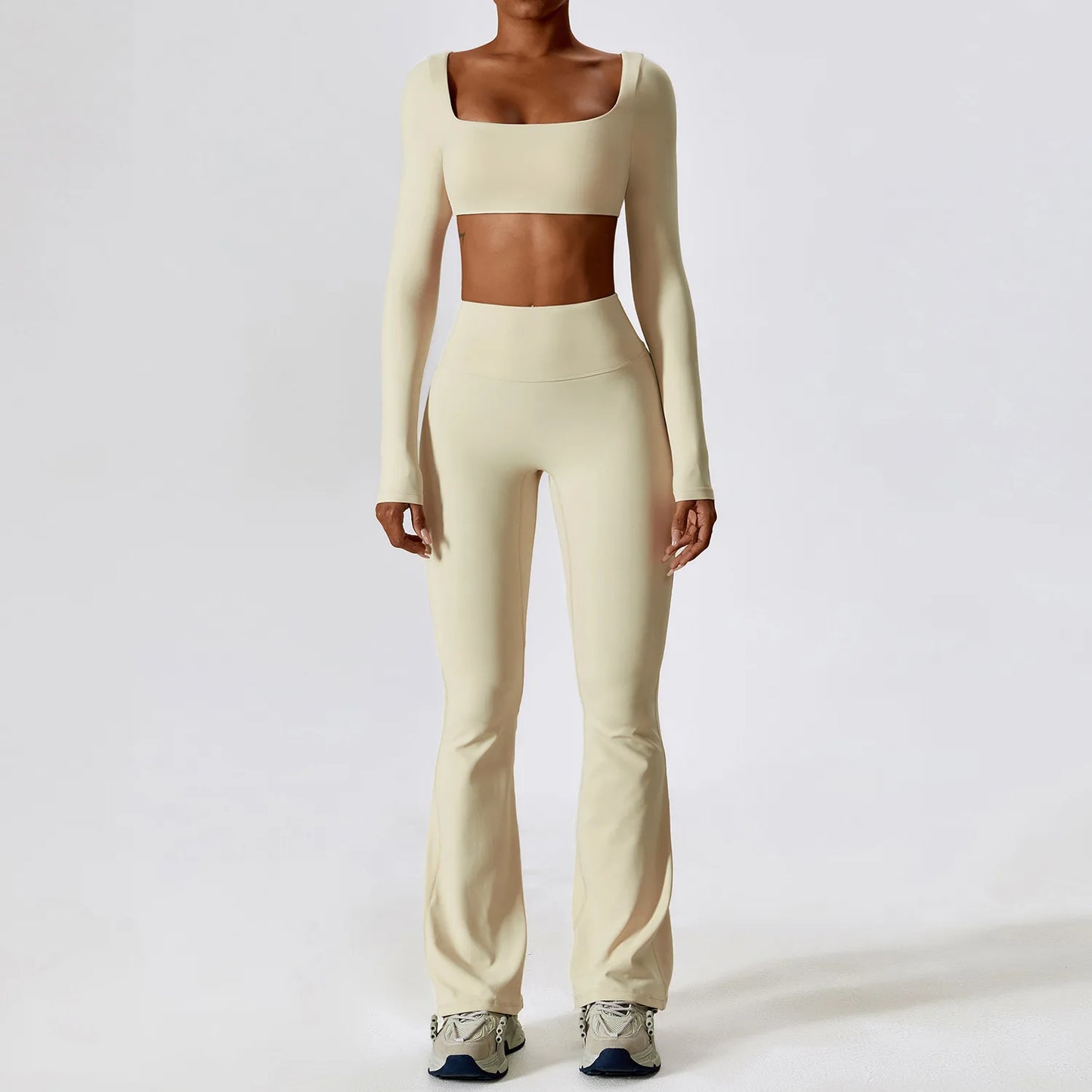 Long/None sleeve fitness set