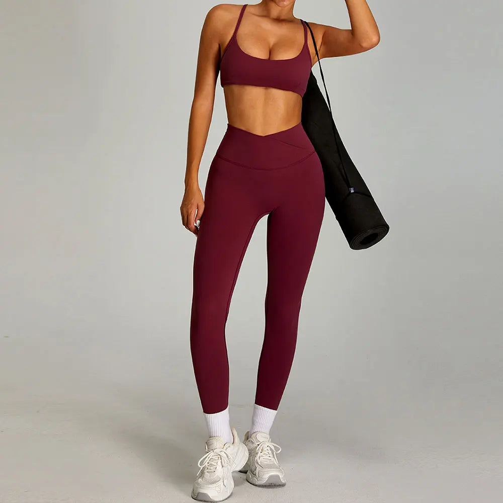 Open back Top/ Shorts Set