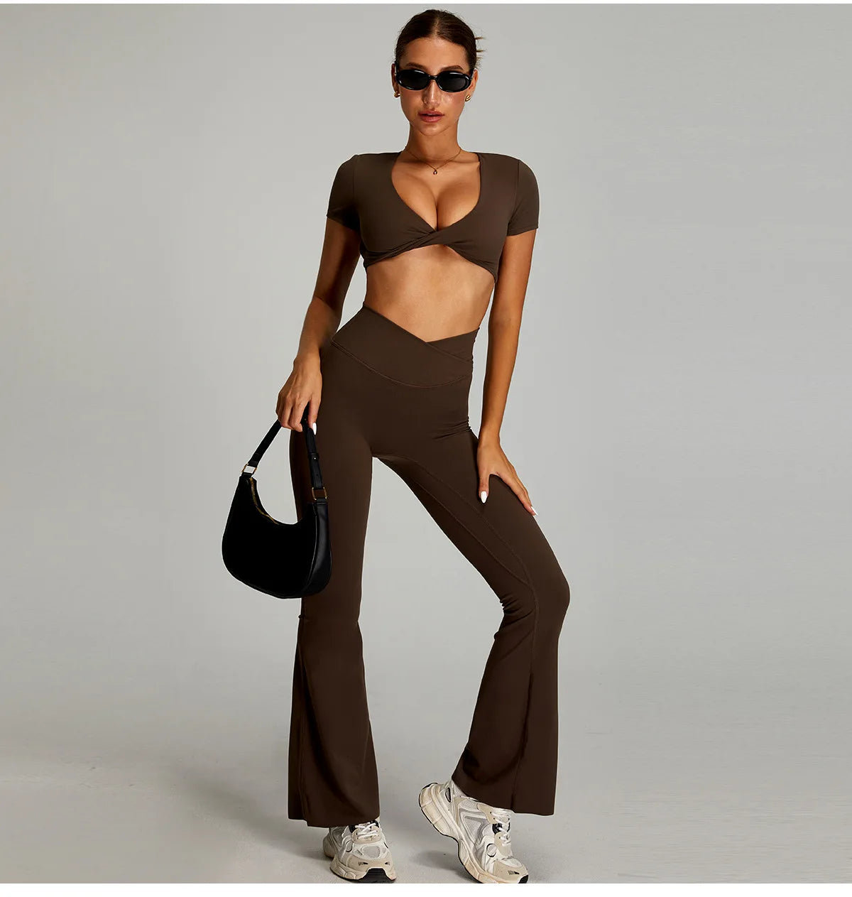 Open back Top/ Shorts Set