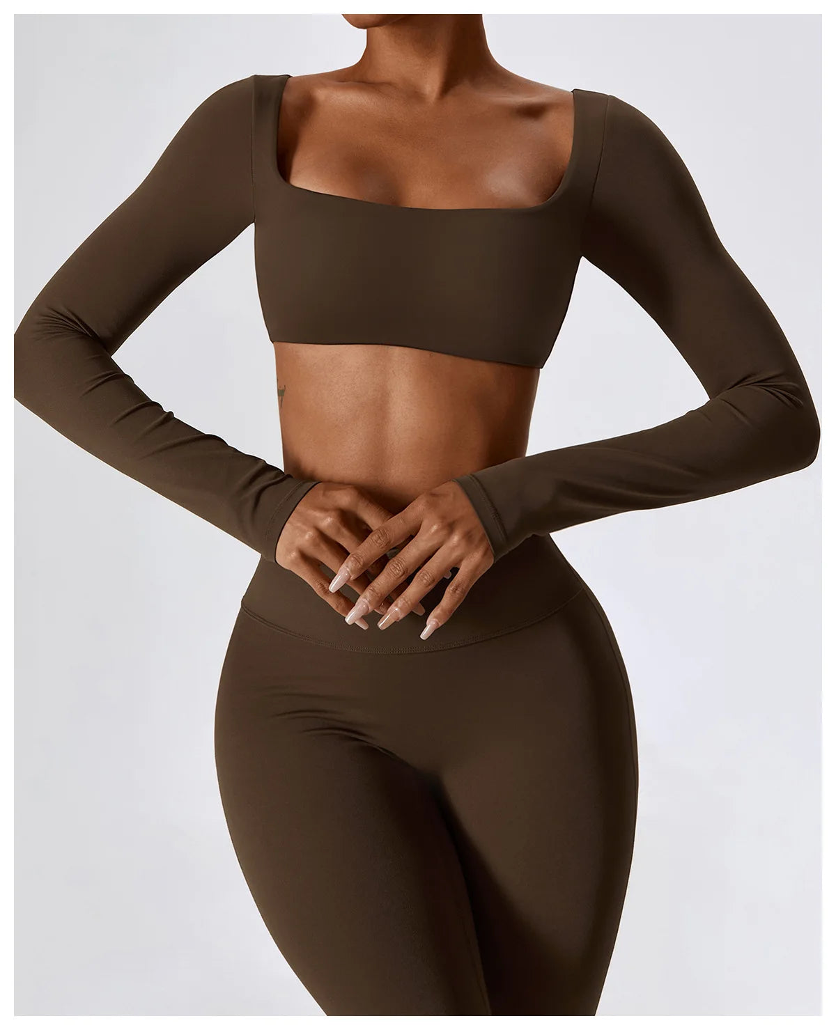 Long/None sleeve fitness set