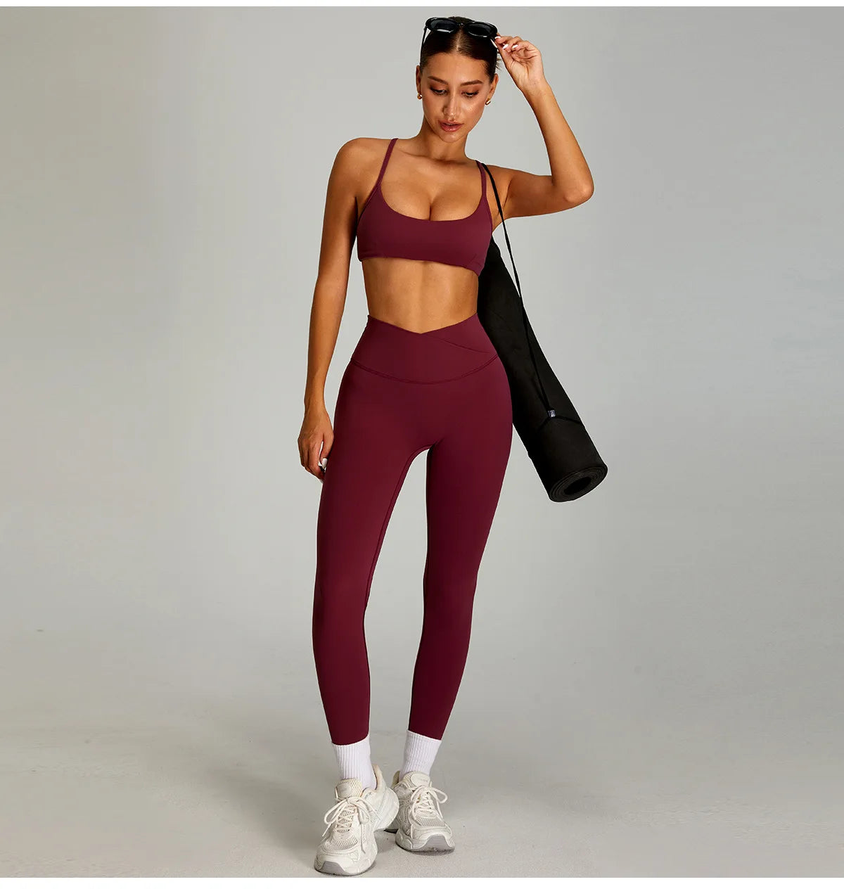 Open back Top/ Shorts Set