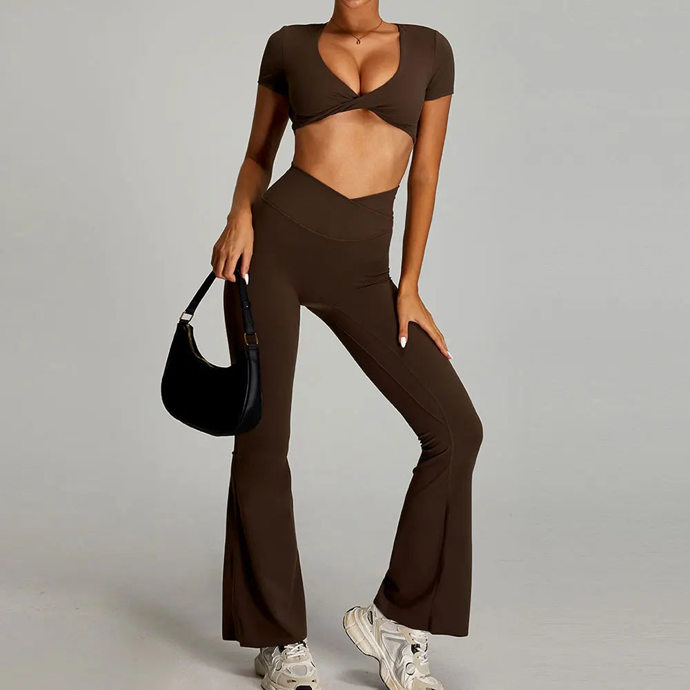 Open back Top/ Shorts Set