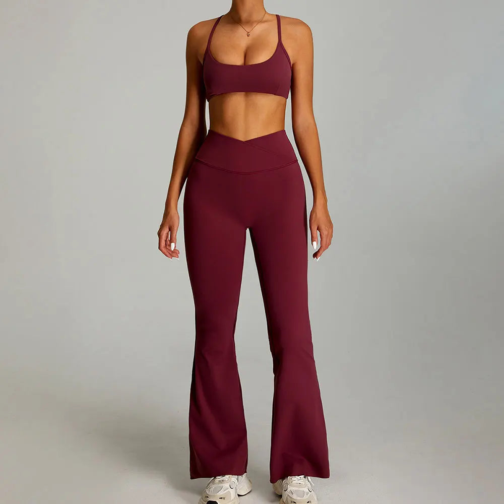 Open back Top/ Shorts Set