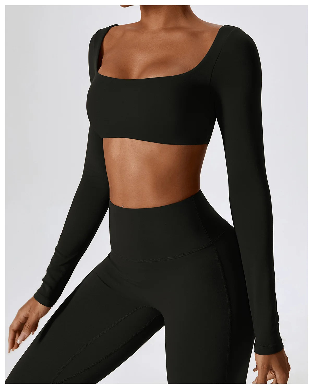 Long/None sleeve fitness set