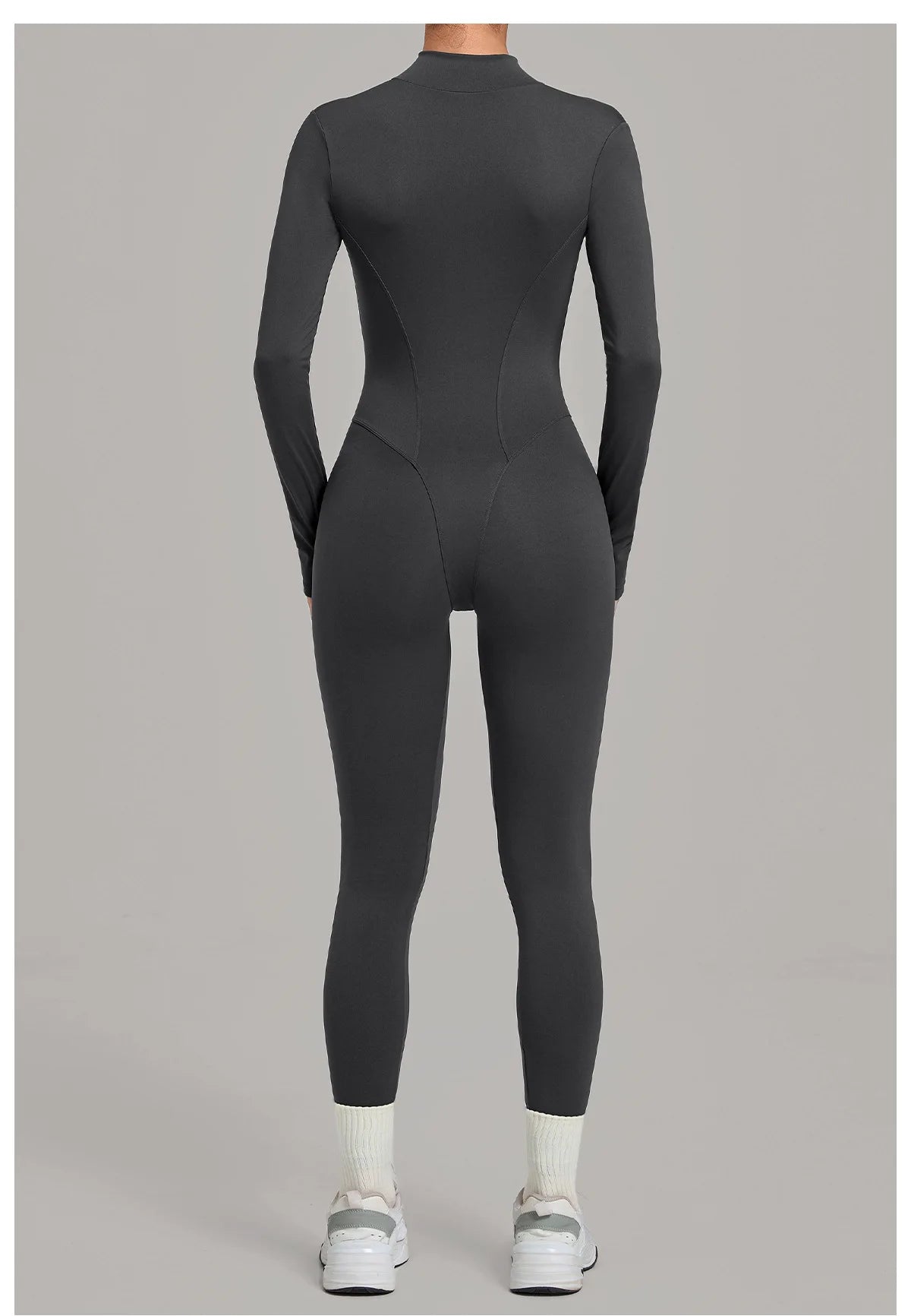 Zipper Fitness Jumpsuit