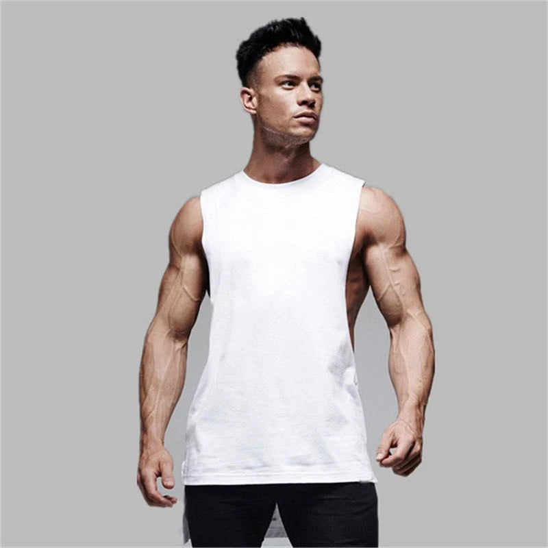 Long Gym Tank Top