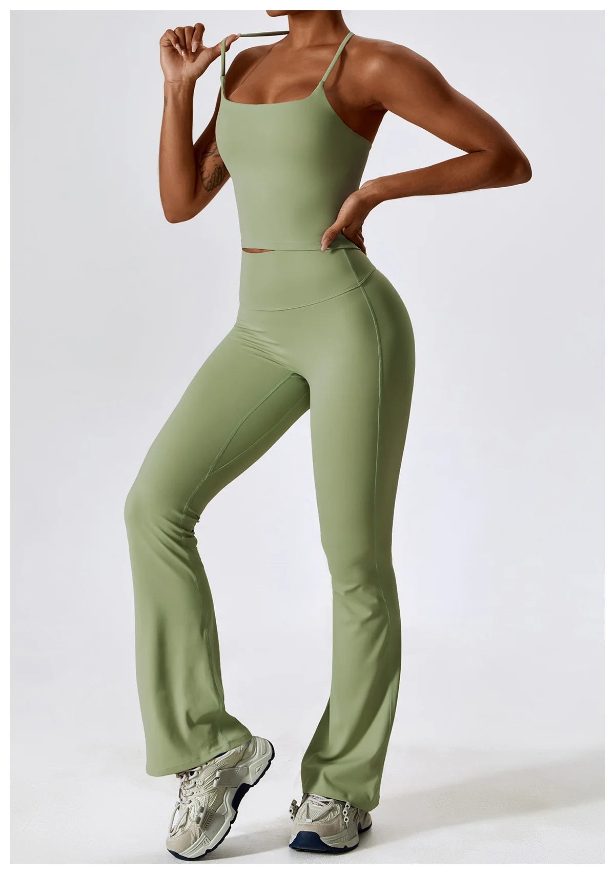 Long/None sleeve fitness set