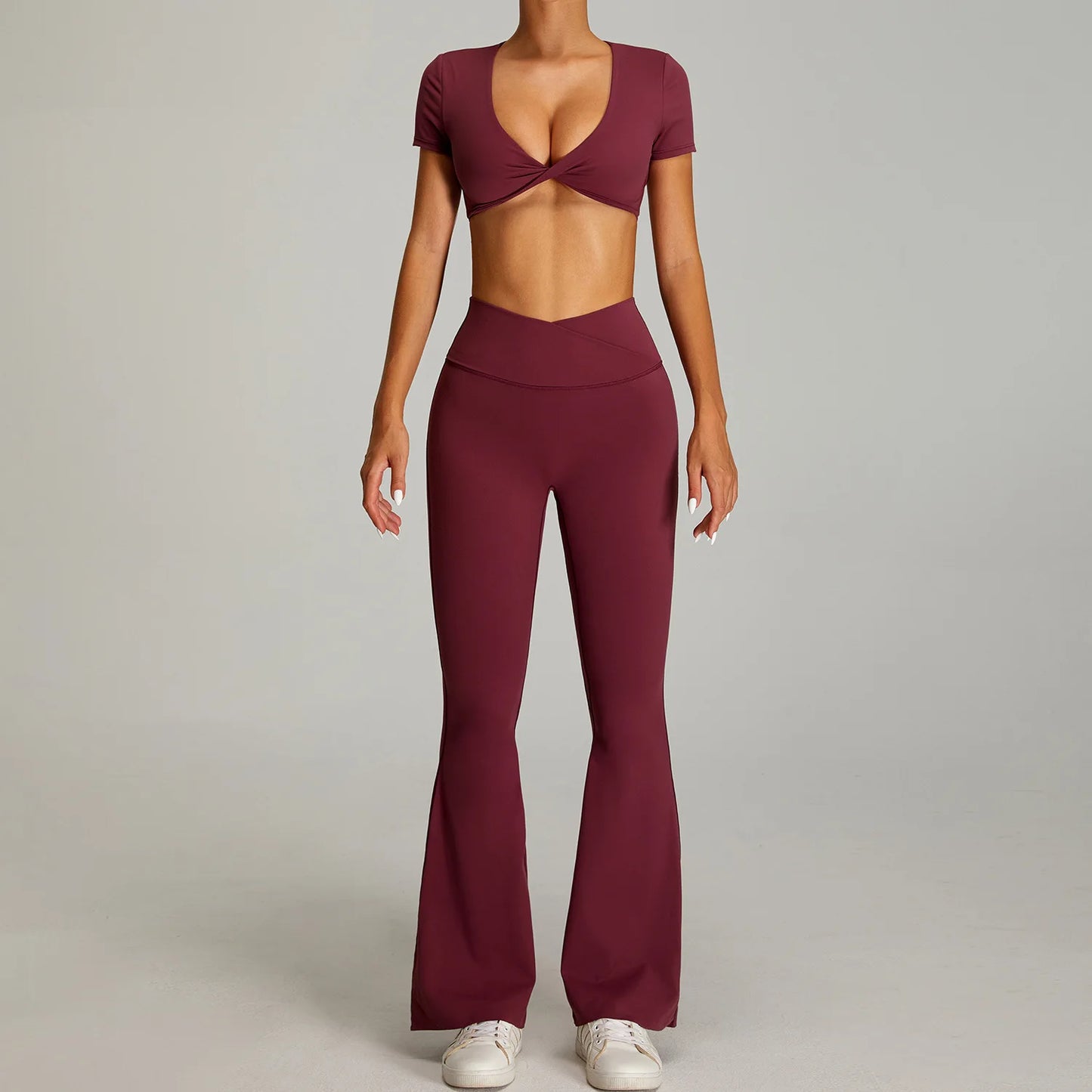 Open back Top/ Shorts Set