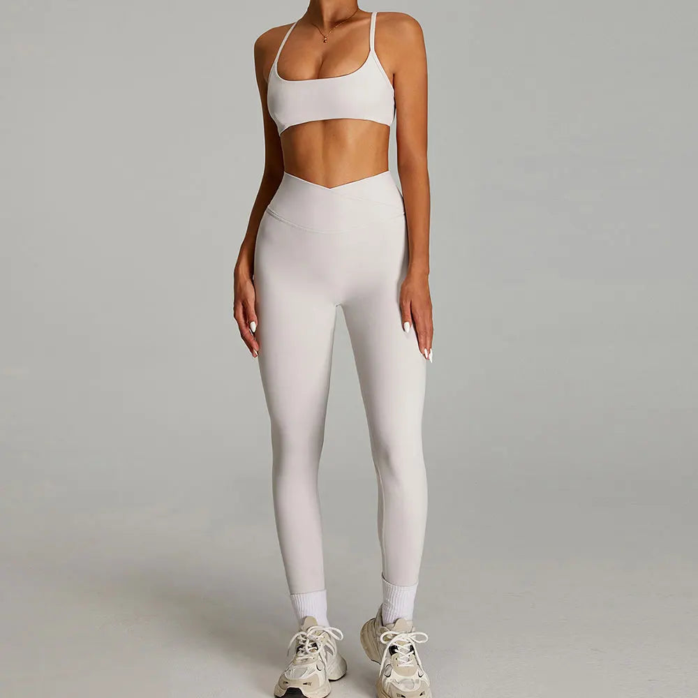 Open back Top/ Shorts Set