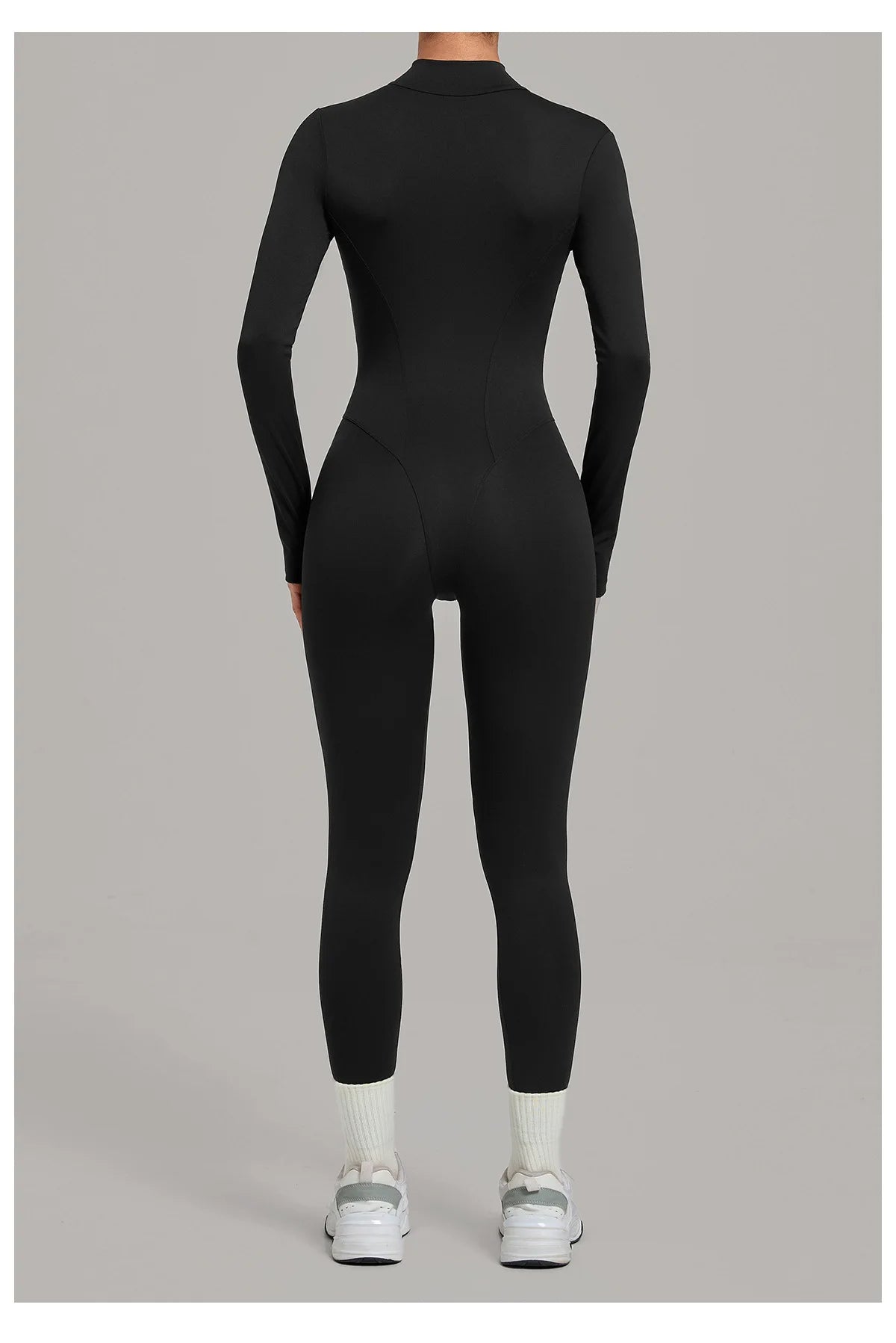 Zipper Fitness Jumpsuit