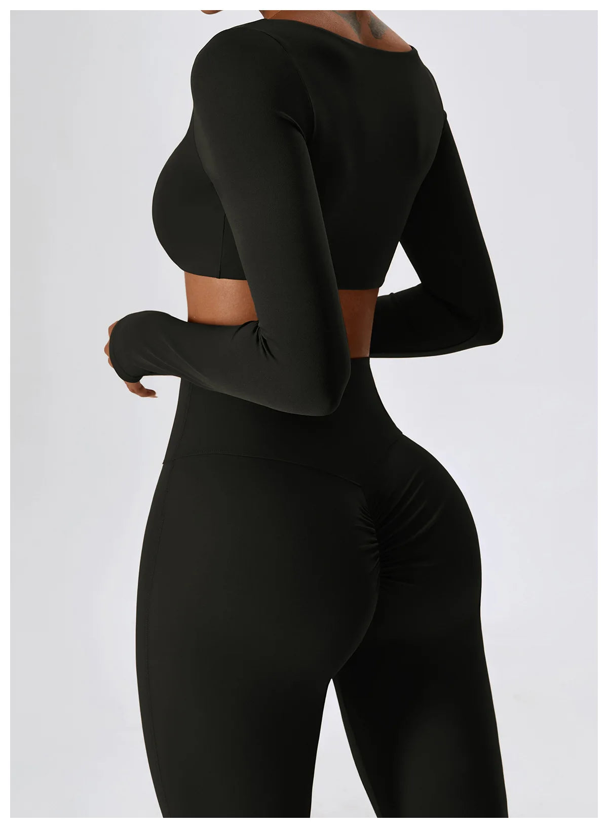 Long/None sleeve fitness set