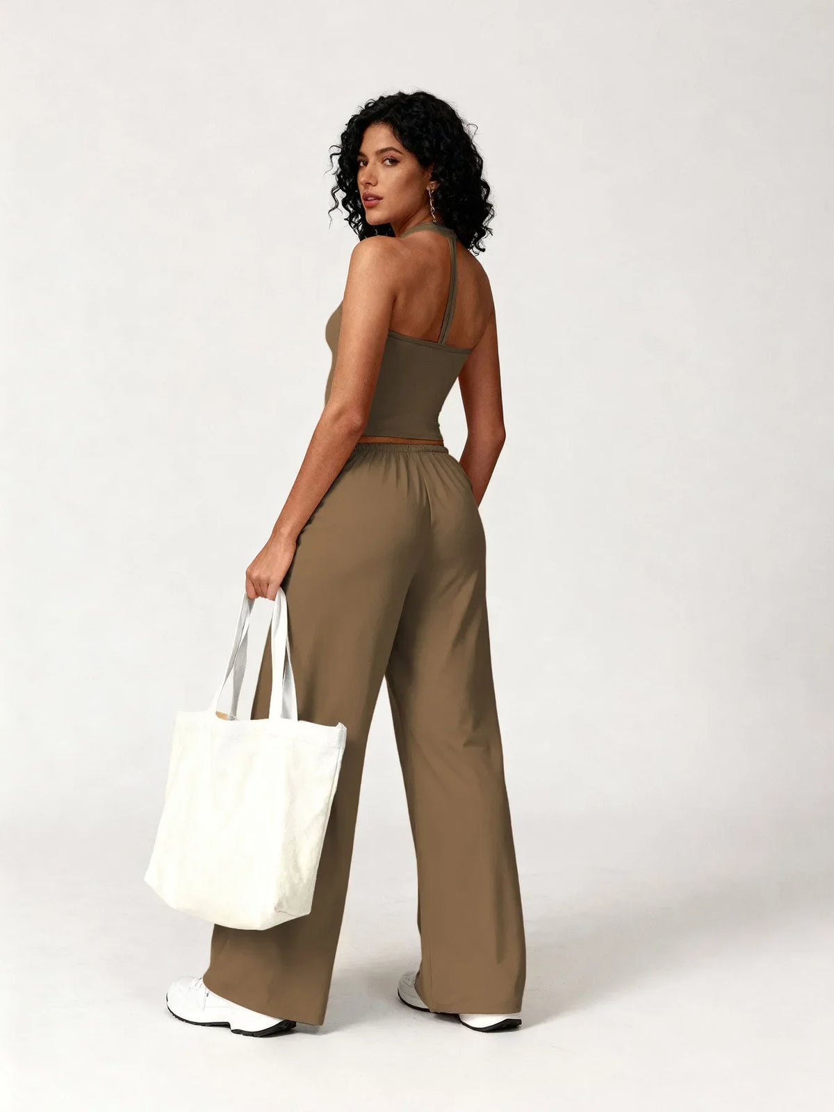 Flared Pants Fitness Set