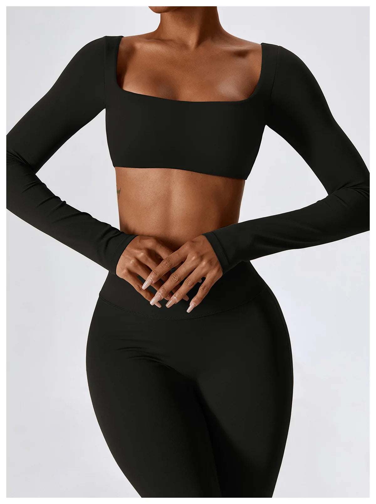 Long/None sleeve fitness set