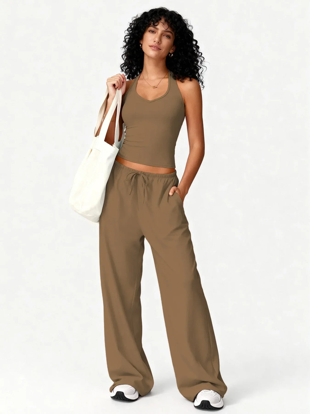 Flared Pants Fitness Set