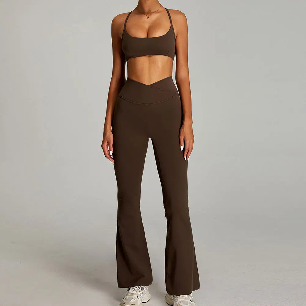 Open back Top/ Shorts Set
