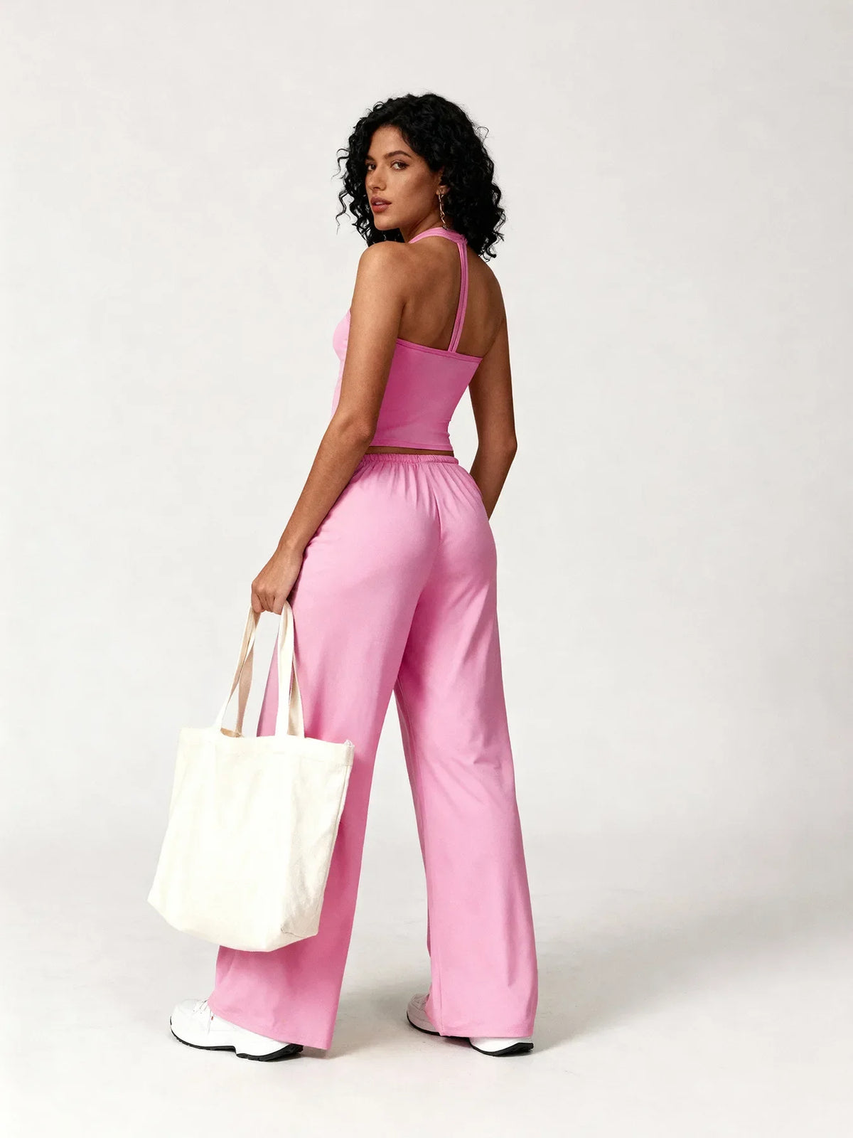 Flared Pants Fitness Set
