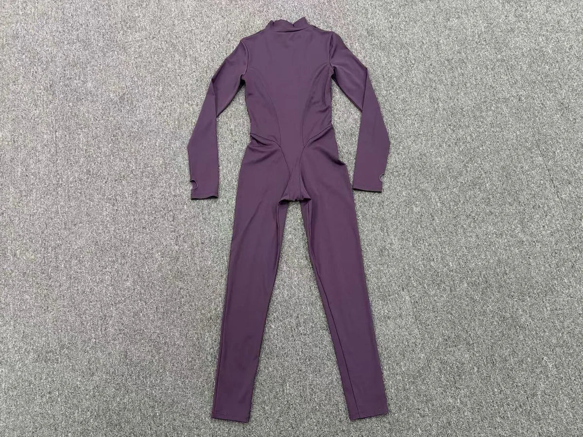 Zipper Fitness Jumpsuit